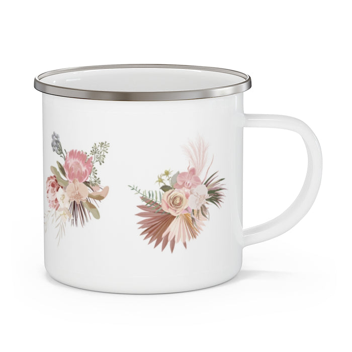 Pretty Proteas Enamel Mug