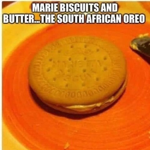 😆South African Oreo ingredients are...