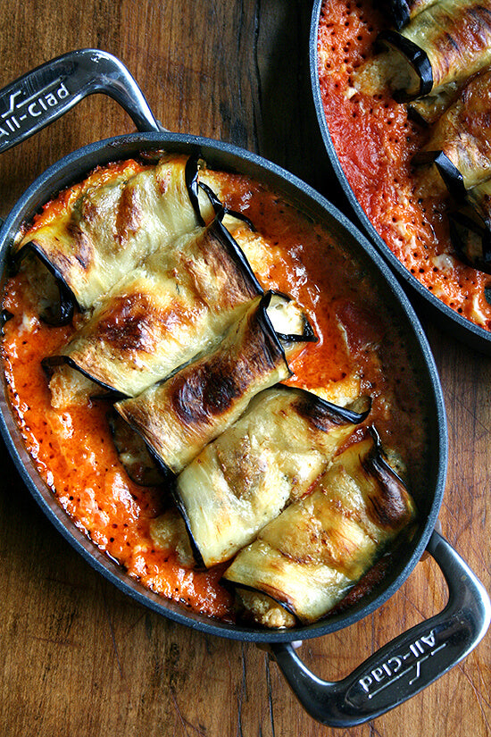 Delicious Aubergine Involtini — Aubergine Foods