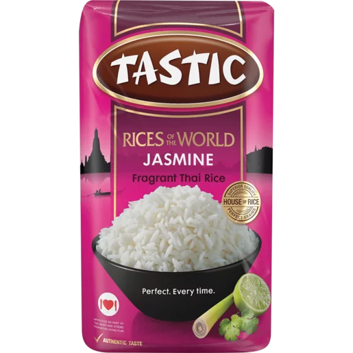 Tastic Jasmine Fragrant Thai Rice 1kg — Aubergine Foods