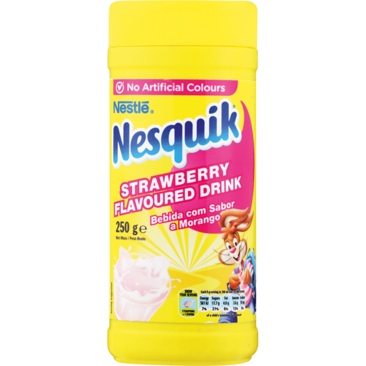 Nestlé Nesquik Strawberry Flavoured Beverage , 250g — Aubergine Foods