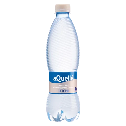 (Expired) aQuellé Litchi Flavoured Sparkling Water 500ml