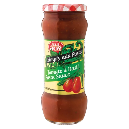 All Joy Tomato & Basil Pasta Sauce 440g — Aubergine Foods