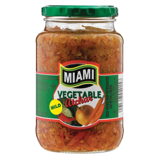 Miami Mild Vegetable Atchar 380g — Aubergine Foods
