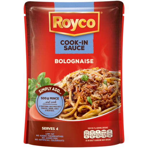 ROYCO Bolognaise Wet Cook-In Sauce, 415g