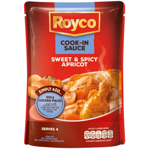 Royoco Rice Sauce Royco Sweet & Spicy Apricot Cook-In-Sauce Pouch 415g — Aubergine Foods