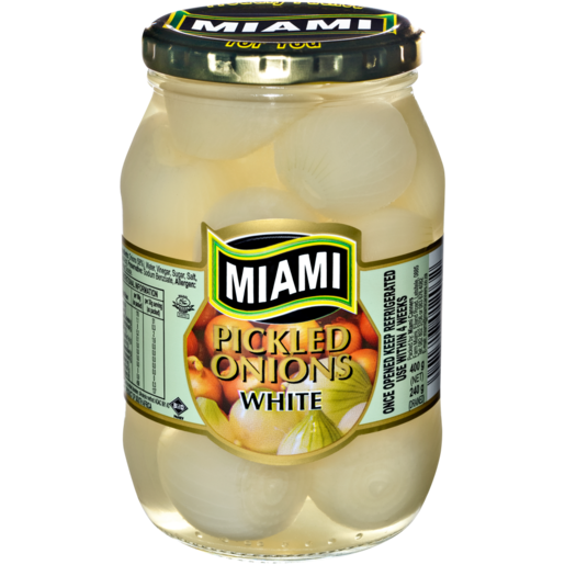 Miami White Pickled Onions 400g