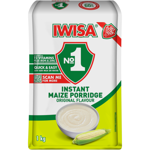 Iwisa Original Instant Breakfast Porridge, 1kg