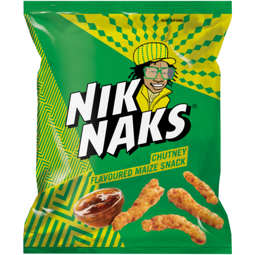 Simba NikNaks Fruit Chutney Flavored Maize Snack 135g
