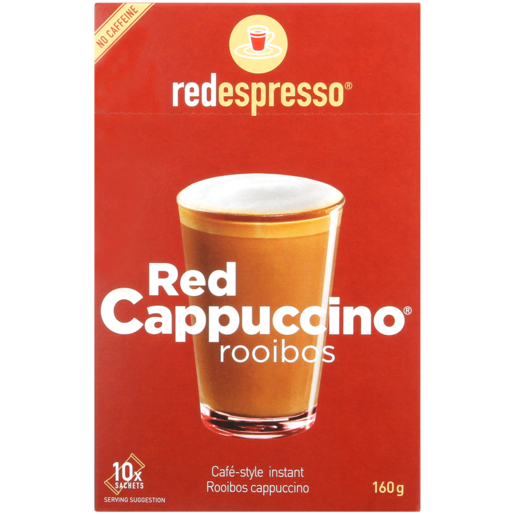 Red Espresso Rooibos Red Cappuccino 10 Pack — Aubergine Foods
