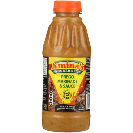 Amina's Wonder Spice Prego Marinade 500ml