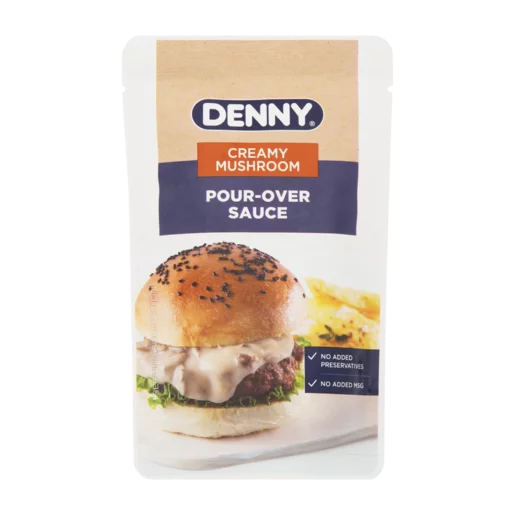 DENNY Creamy Mushroom Pour Over Sauce Pouch 200g