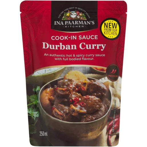 Ina Paarman's Kitchen Durban Curry Cook-In Sauce 250ml