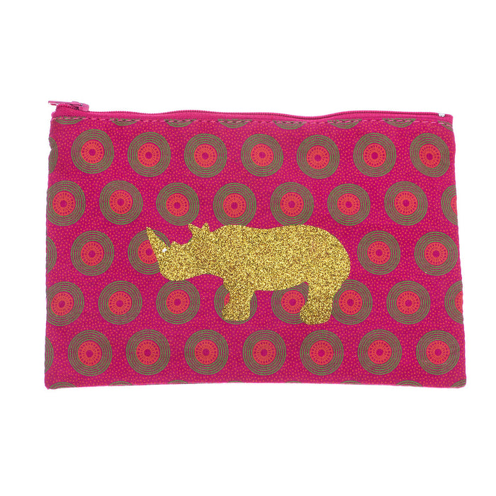 Shweshwe Zip Pouch