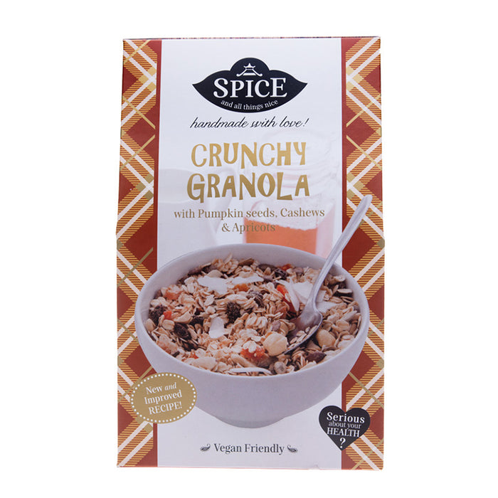 Spice & All Things Nice Muesli Crunchy Granola w/ Apricots & Cashews 500g