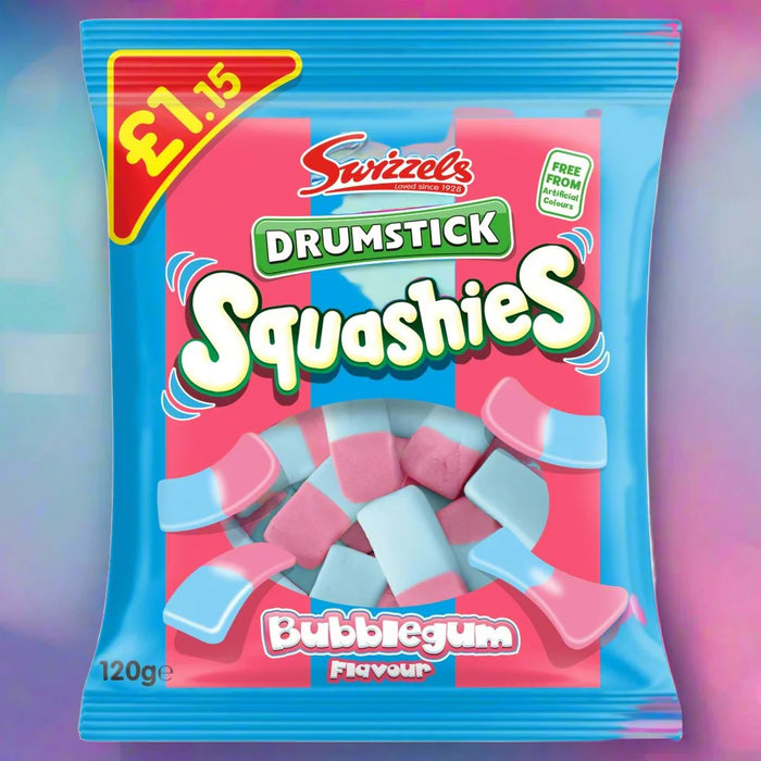 Swizzels Drumstick Squashies Bubblegum 120g