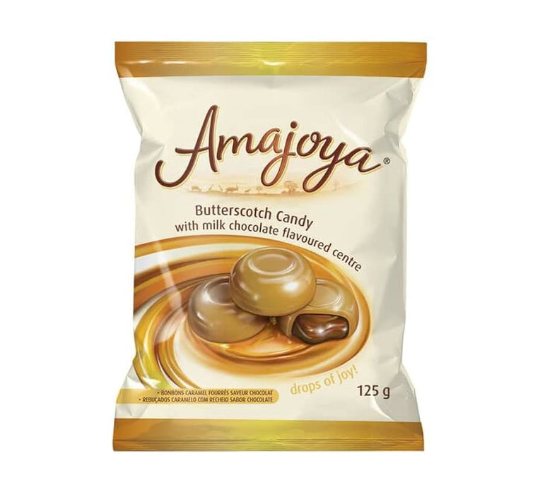 Amajoya Butterscotch Candy with Milk Chocolate Centre 125g