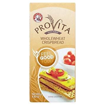 Bakers Provita Whole Wheat Crispbread (250 g) | Food, South African | USA's #1 Source for South African Foods - AubergineFoods.com 