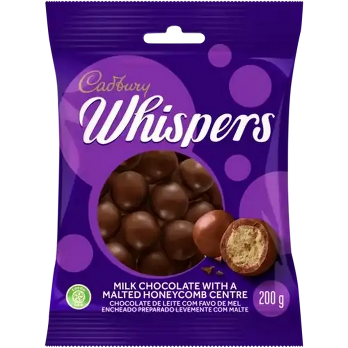 Cadbury Plain Chocolate Whispers, 200g
