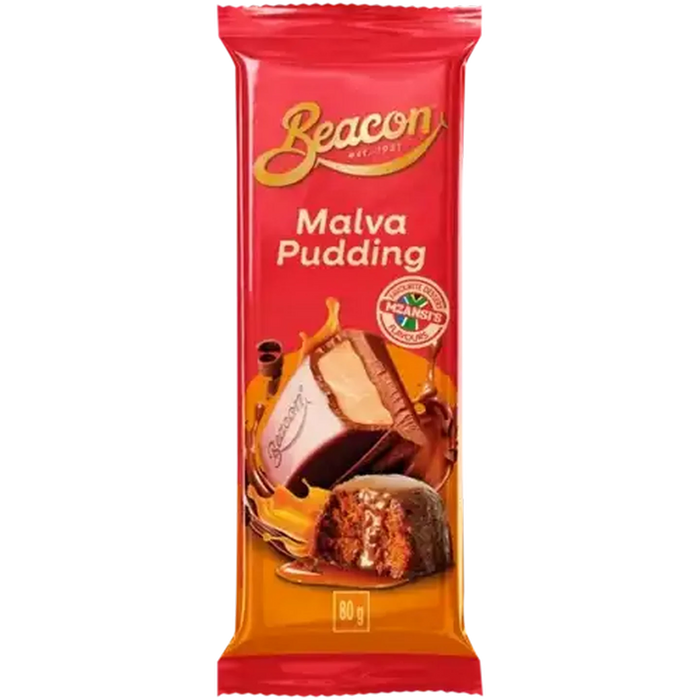 Beacon Malva Pudding Chocolate Slab 80g