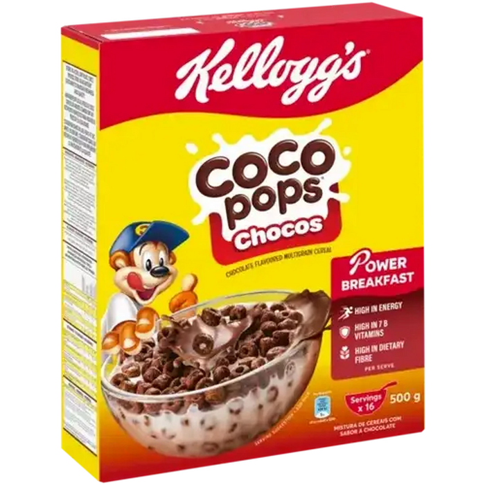 Kellogg's Coco Pops Chocos Multigrain Cereal 500g