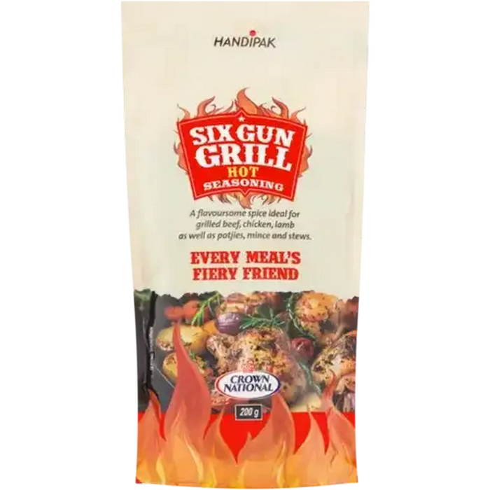 Six Gun Grill Hot Seasoning, 200g