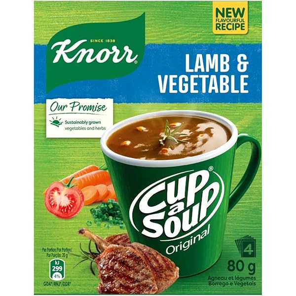 Knorr Cup A Soup Lamb and Vegetable Instant Soup, 80g
