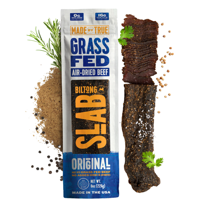 Made by True Original Biltong Slab, 8oz.