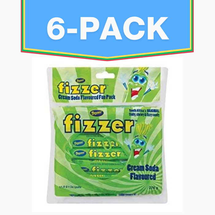 6-Pack of Beacon Fizzer Cream Soda Fun Packs, 6x24's