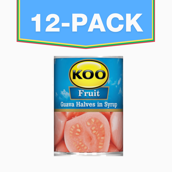 12-Pack KOO Guava Halves in Syrup, 12x410g