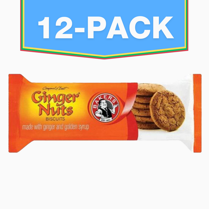 12-Pack of Bakers Ginger Nuts, 12x200g