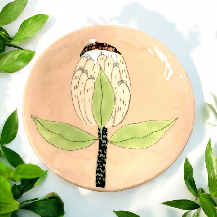 Gemma Orkin Ceramic Plate - Protea