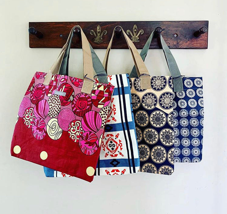 Mozambique Capulana Tote Bag