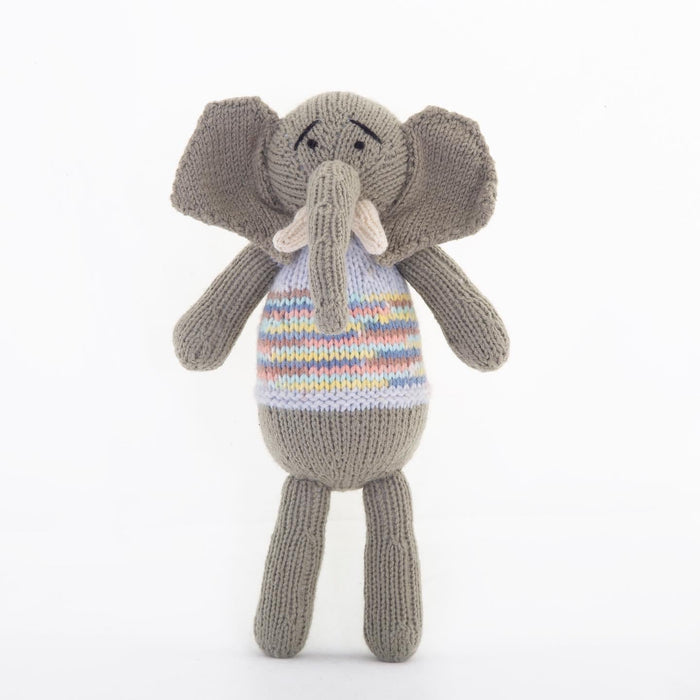 Nzou - Elephant Hand Knitted Soft Toy