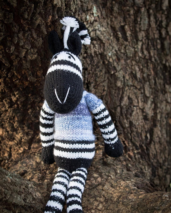 Mbizi - Zebra Hand Knitted Soft Toy