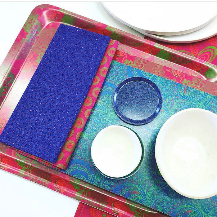 Shweshwe Melamine Rectangular Tray