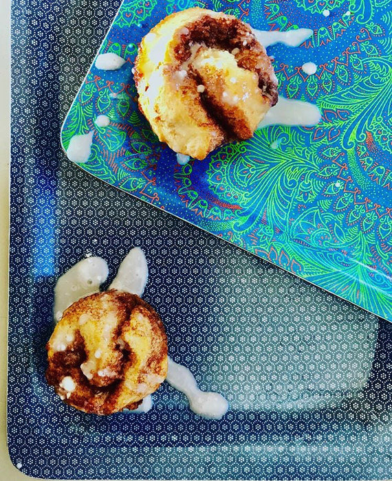 Shweshwe Melamine Rectangular Tray