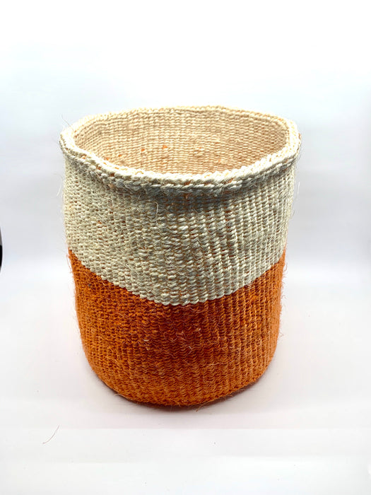 Orange Tone Sisal Baskets - Various Sizes