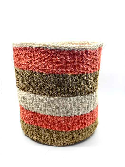 Orange Tone Sisal Baskets - Various Sizes