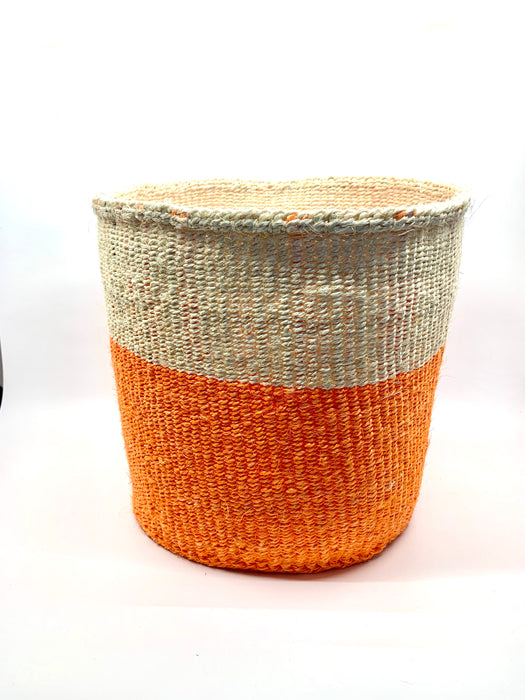 Orange Tone Sisal Baskets - Various Sizes