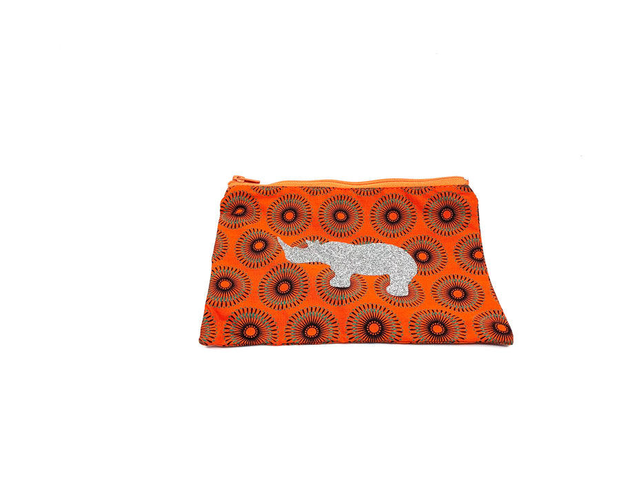 Shweshwe Zip Pouch