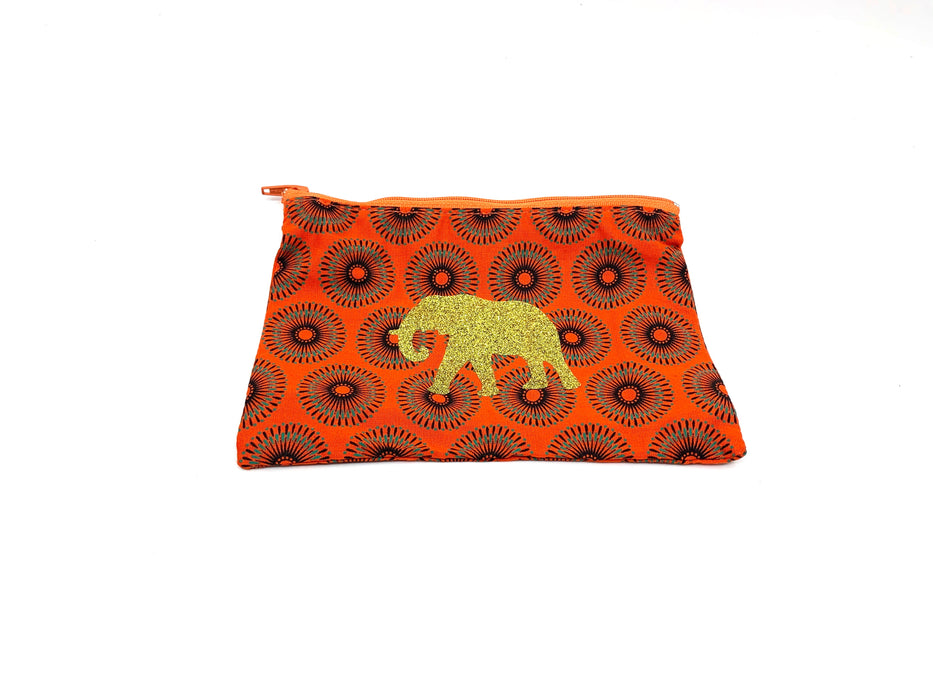 Shweshwe Zip Pouch