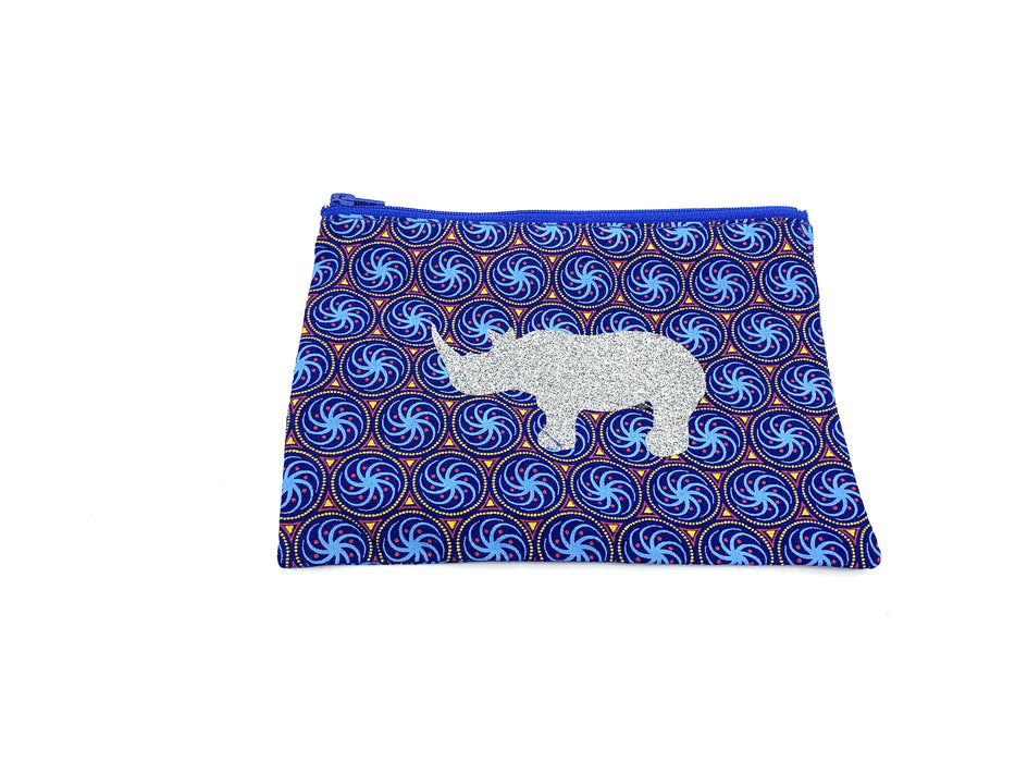 Shweshwe Zip Pouch