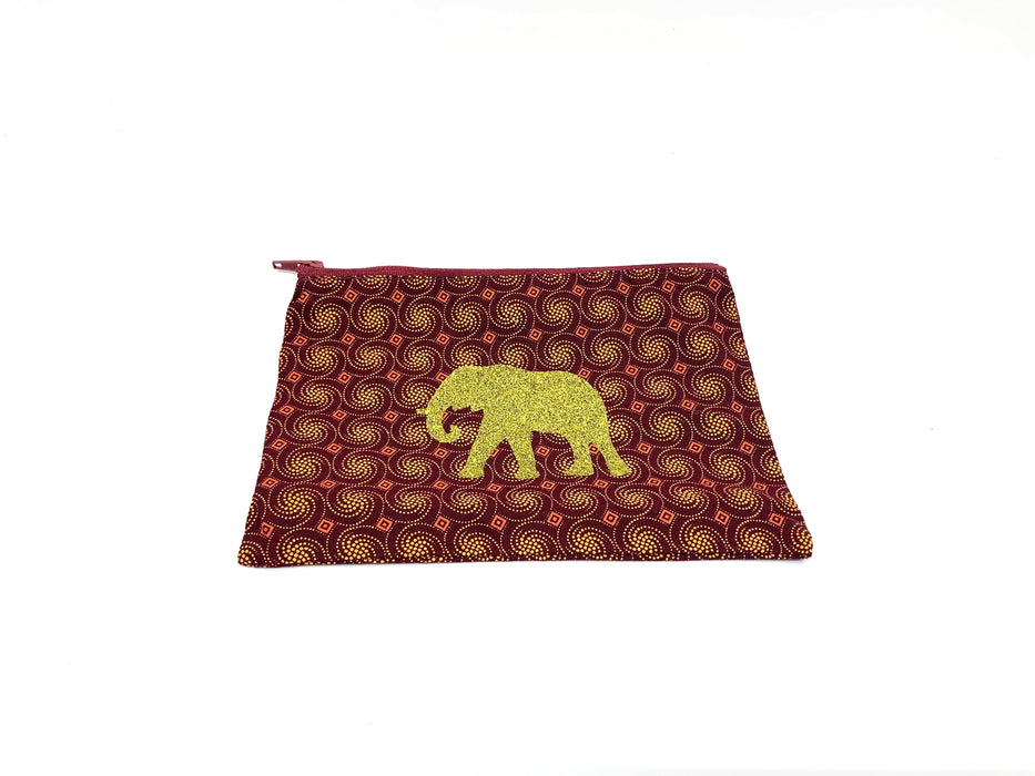 Shweshwe Zip Pouch