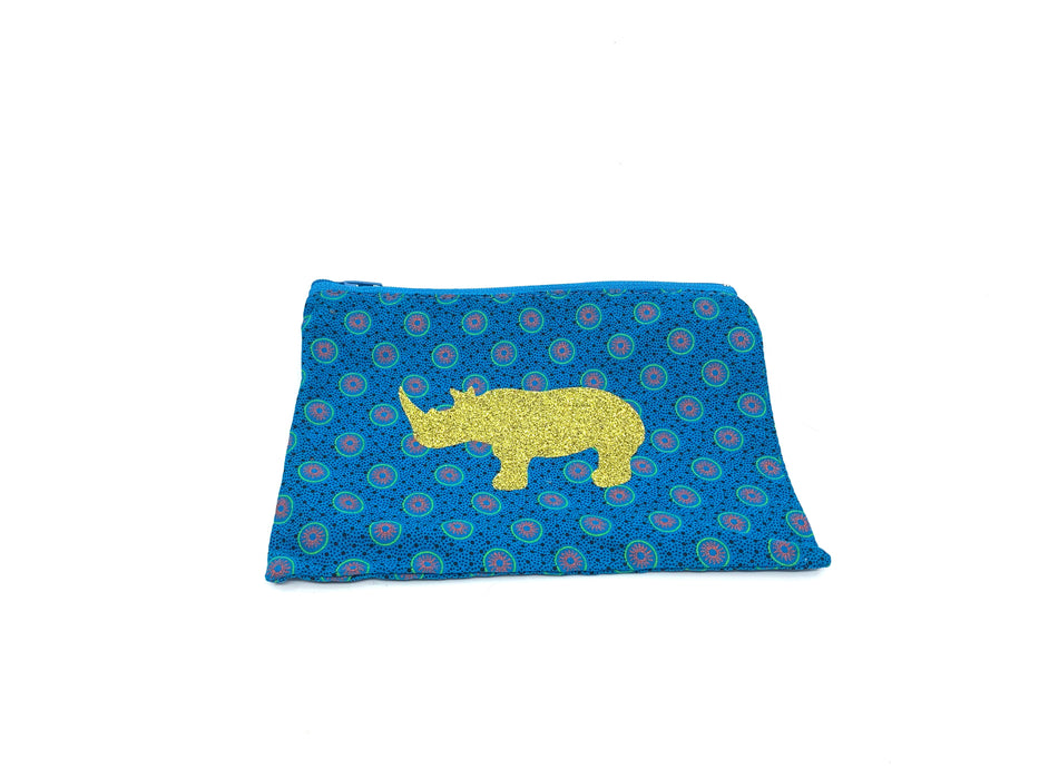 Shweshwe Zip Pouch