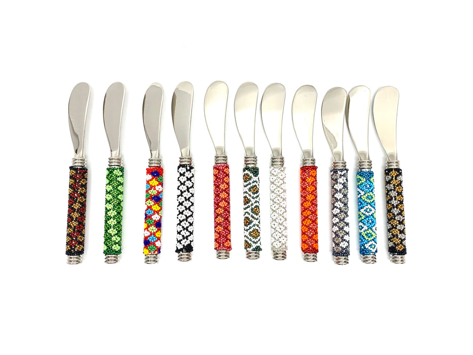 Zulu Beaded Butter Knives