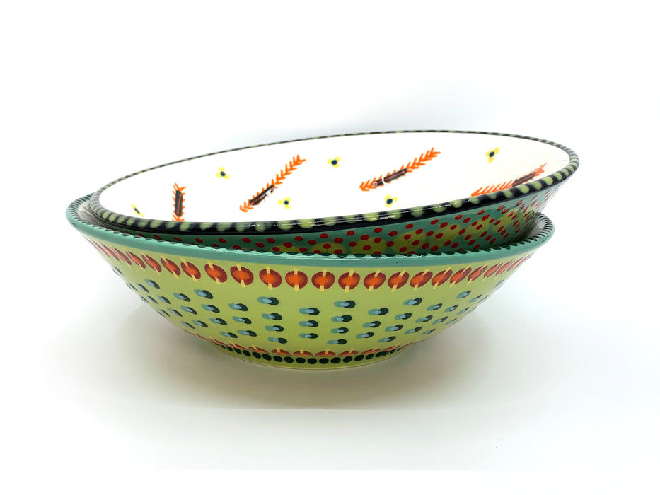 Potters Hand Painted Medium Serving Bowl