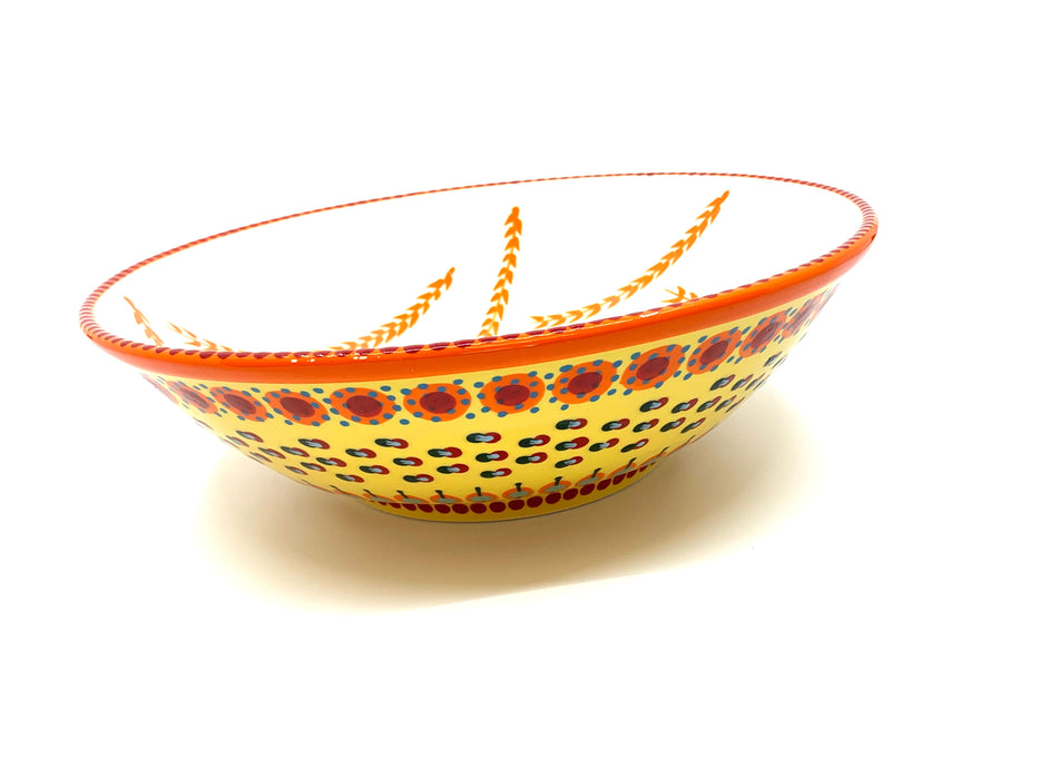 Potters Hand Painted Medium Serving Bowl