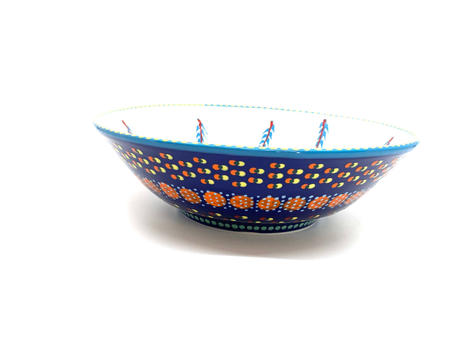 Potters Hand Painted Medium Serving Bowl