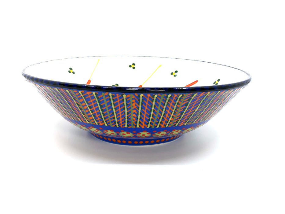 Potters Hand Painted Medium Serving Bowl